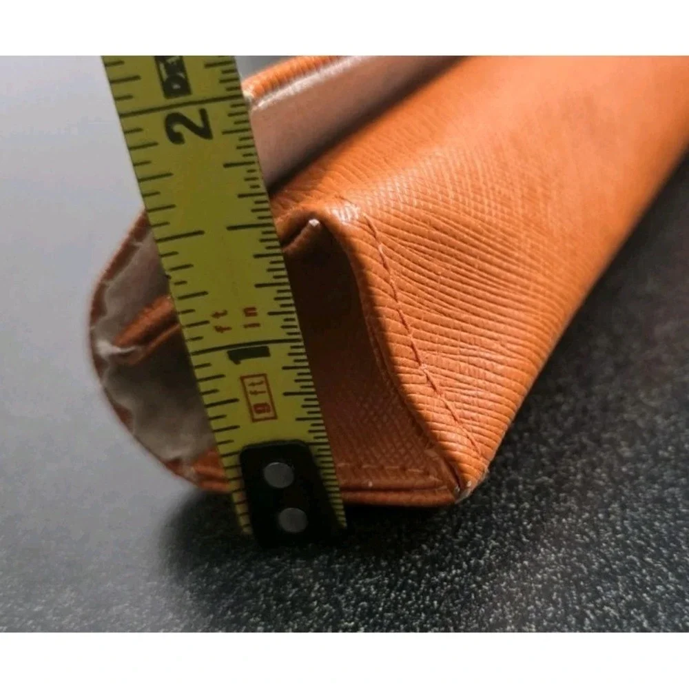TORY BURCH ORANGE SMALL AUTHENTIC EYEGLASSES CASE EUC‎